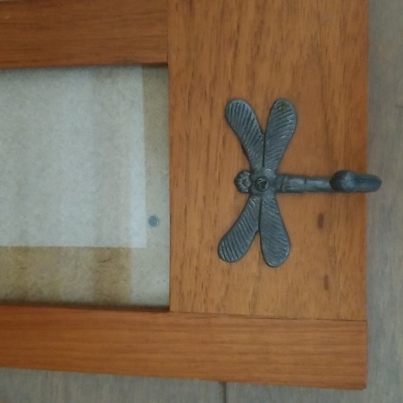 Fetco Wooden Dragonfly Wall Rack Picture Display - Picture 2 of 15
